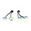 2 piezas de cable 9003 H4 a 9005/9006, arnés doble 1