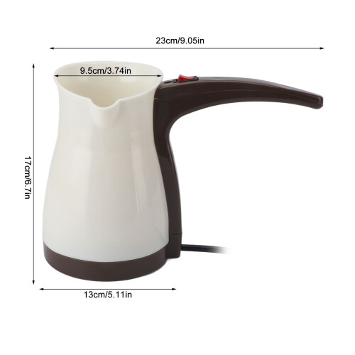Cafetière électrique de 500 ml, 1000 W, acier inoxydable 1