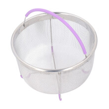 Lila Mesh-Dampfkorb 6 Qt - 21 x 13,5 cm