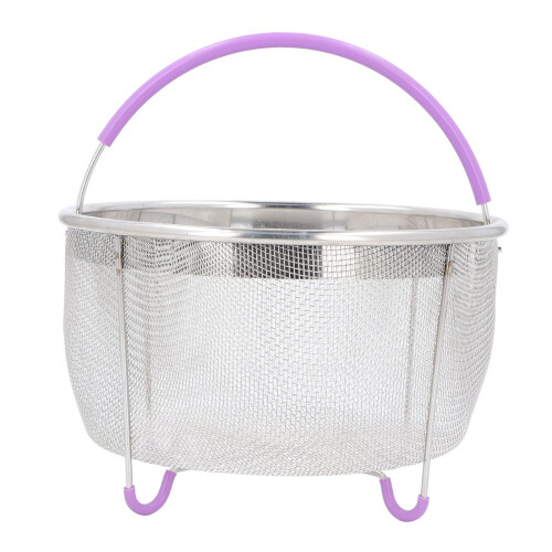 Lila Mesh-Dampfkorb 6 Qt - 21 x 13,5 cm 2
