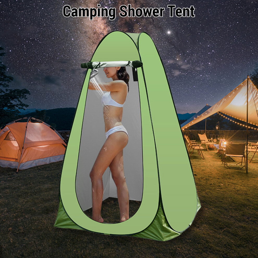 Pop Up Privacy Shower Tent 120x120x190cm Portable Camping Bathroom Camouflage