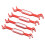 4PCS Aluminum RC Car Wrenches Set, 3.0‑6.0mm, Red 12