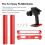 RC Transmitter Battery Protector for FS-NB4 Noble - Red 5