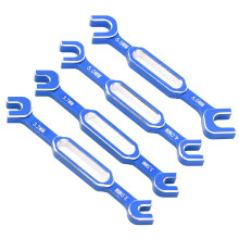 4 pezzi chiavi a brugola per auto RC, in lega di alluminio blu, 3.0-6.0mm