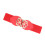 Ceinture élastique à boucle cœur rouge 26.38inx2.36in 1