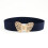Ceinture élastique bleu marine à boucle papillon 67x5cm 3