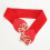 Ceinture élastique à boucle cœur rouge 26.38inx2.36in 5