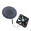 10W Solar Exhaust Fan Kit | 12cm Fan, 16cm Panel, ABS Material 13