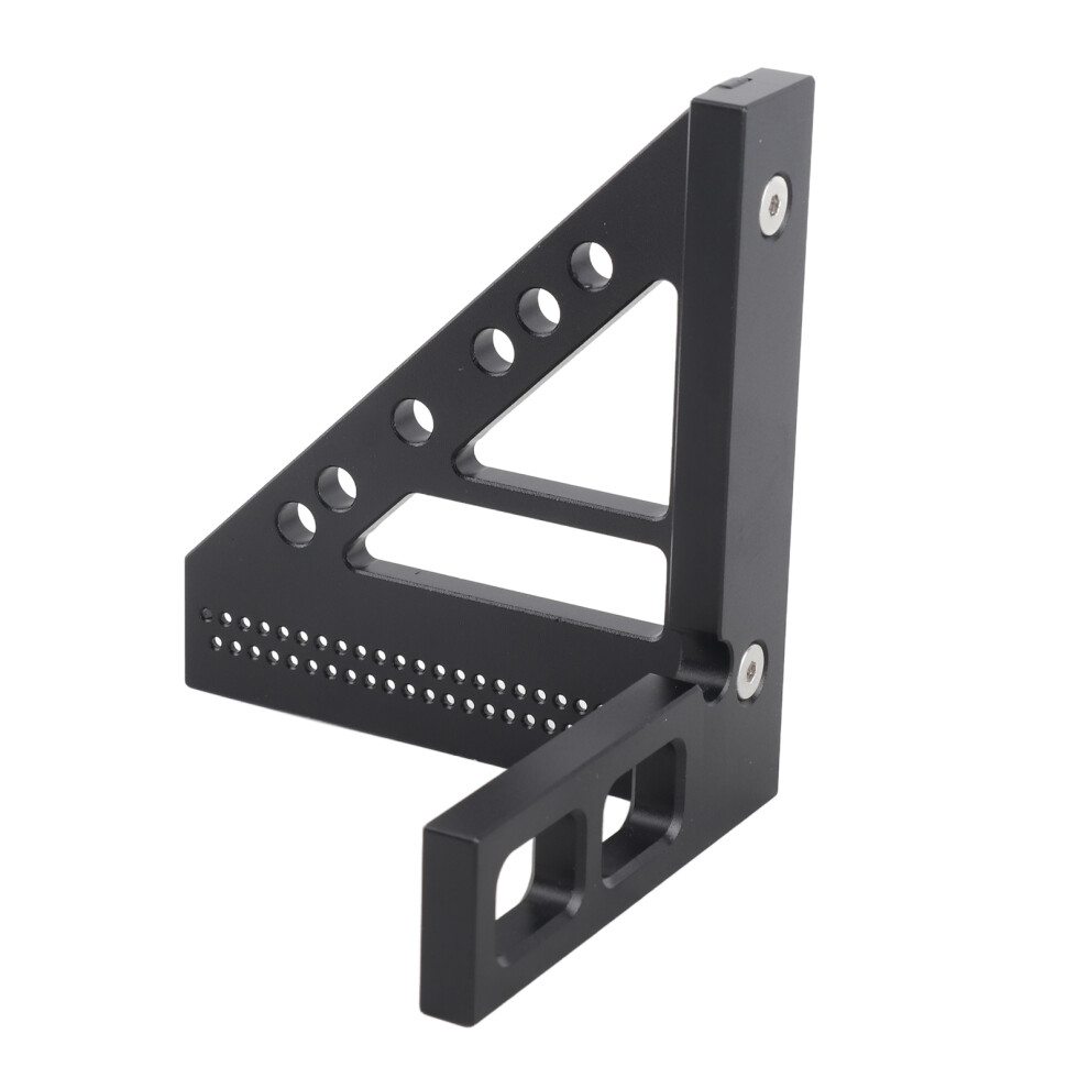 Crossline Aluminum Alloy 45 Angle Ruler, 100Mm Measuring Gauge 3221335580525