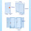 tenwin 2in1 Stiftebox Leseständer 110x30x205 Blau 10