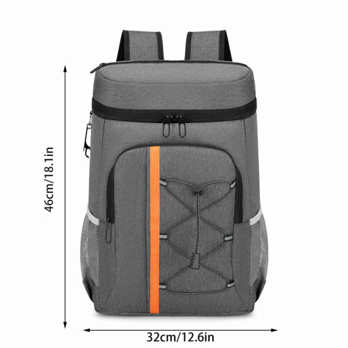 Zaino termico isolato 32x46x19 cm Nero/Blu 1