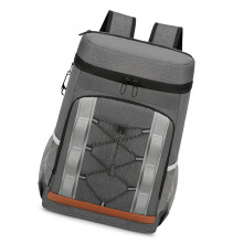 Sac à dos isotherme pour repas 32x46x19cm Noir Grand