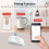 Interruttore luce smart WiFi+BT 10A 88x40x14mm Bianco 7