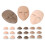 Lash Practice Doll Head Set 3pcs with Replaceable Eyelids & Single Layer Lashes 3