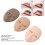 Lash Practice Doll Head Set 3pcs with Replaceable Eyelids & Single Layer Lashes 4