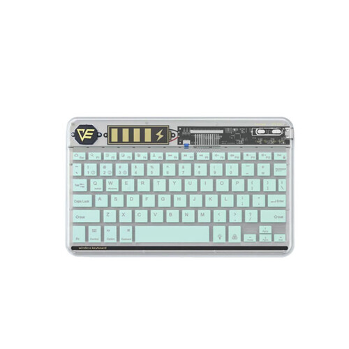 Wireless BT3.0 Keyboard & Mouse Combo 400mAh, Colorful LED Backlit 2
