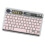 Wireless Bluetooth Keyboard & Mouse Combo, 400mAh Battery, 7-Color Backlit 8