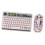 Wireless Bluetooth Keyboard & Mouse Combo, 400mAh Battery, 7-Color Backlit 1