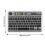 Transparent Wireless Keyboard Mouse Set 7-Color Lights Type-C 2