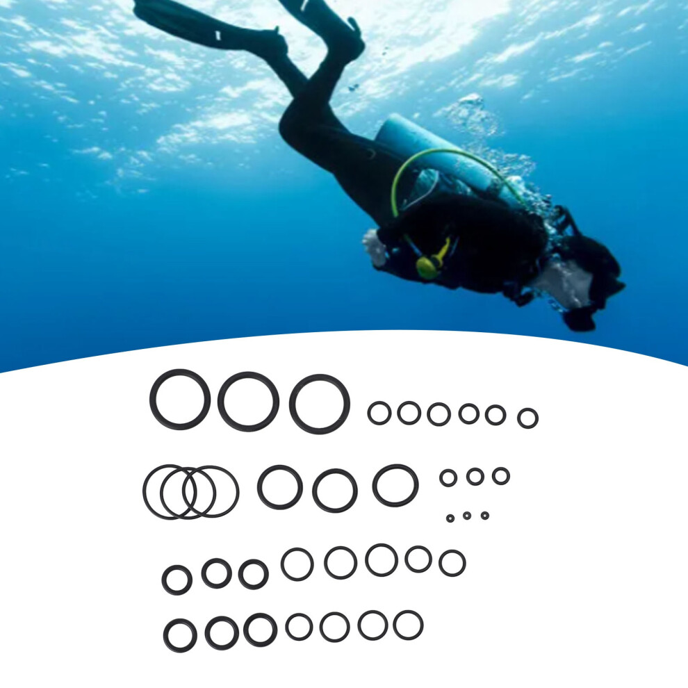 Essential Dive Accessory: Portable Scuba Diving O Ring Kit For Gear 8341335585346