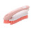 Spazzola di pulizia 2-in-1 in plastica rosa 4