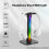 Supporto per cuffie RGB nero, base 1110 cm, USB-C 4