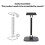 Supporto per cuffie RGB nero, base 1110 cm, USB-C 5