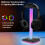 Support lumineux pour casque 11x10cm, USB noir 4