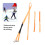 Ski Harness D Hook Design Nylon 210cm Orange 142g 6