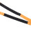 Ski Harness D Hook Design Nylon 210cm Orange 142g 11