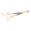 Ski Harness D Hook Design Nylon 210cm Orange 142g 10