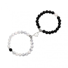 (A) Magnetic Couple Bracelets Special Mutually Attractive Friendship Rope For Women Men