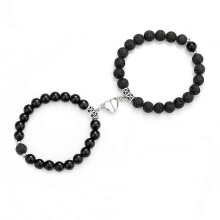 (B) Magnetic Couple Bracelets Special Mutually Attractive Friendship Rope For Women Men