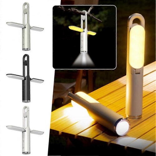 (Black) Multifunctional Lamp Camping Light Outdoor Portable Flashlights for Emergencies 1