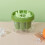 (Orange) DIY 8 Grid Ice Popsicle Molds Homemades Practical Ice-Pop Stencil for Summer Dessert 3
