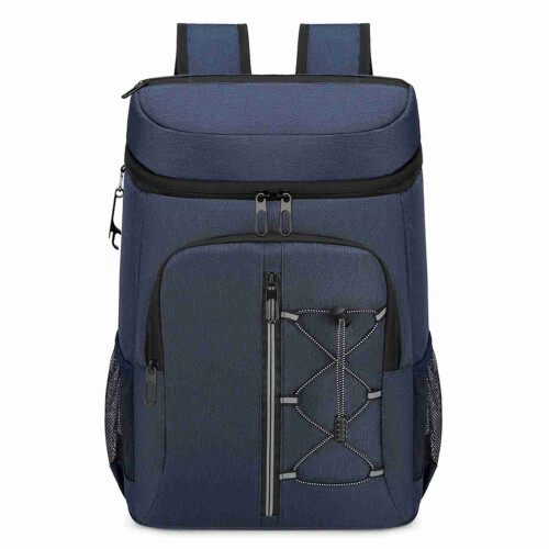 Zaino termico isolante 32x46x19 cm, Nero/Blu 2