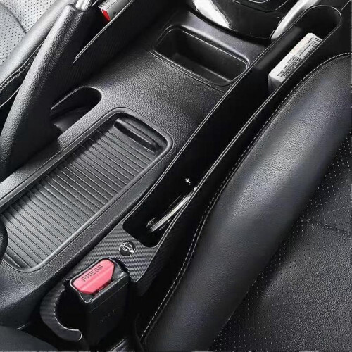 (A Pair) Car Blockers Between Seats/Console Side Multifunctional Side Seam Plug Strip for Car Seats 2