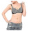 (XXL, silver) Women's Glitter Sparkle Belly Dance Beaded Sequined Bra Top 3