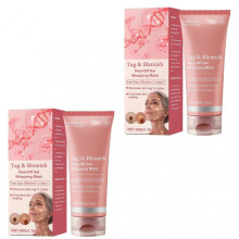 (2pcs) Tag & Blemish Peel-Off Gel Wrapping Mask, Advanced Overnight Wrappping Peel-Off Facial Mask, Natural Verruca Treatment for All Skin Types