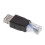 Usb Type A Female To Rj45 Male Ethernet Lan Network Router Socket Plug Adapter 1
