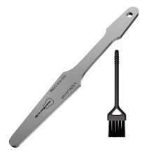(File with Brush) Carbon Steel Guitar Crowning File Versatile Application for guitar setup repair