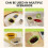 (White And Yellow) Kitchen Dual-Layer Draining Basket Kitchen Vegetable Washing Bowl Kitchen Supply 4