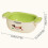(Milk White Green) Kitchen Dual-Layer Draining Basket Kitchen Vegetable Washing Bowl Kitchen Supply 5