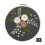 (03) Embroidery Starter Kit with Flower Pattern Cross Stitch Needlework Kits Hoop DIY 5