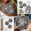 (02) Embroidery Starter Kit with Flower Pattern Cross Stitch Needlework Kits Hoop DIY 4