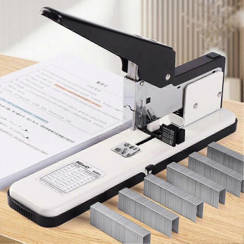 (M) Large Stapler Anti Slip Ergonomic Handle Staplers for Students Workers 2