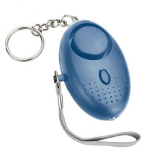 (Blue) Personal Alarm With LED Light 120DB Anti Lost Wolf Self-Defense Safety Attack Emergency Alarms For Women Kids Elderly