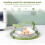Injection d'eau 26x10 cm Couvercle pour micro-ondes Vert 1
