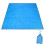 (M, Blue) Waterproof Camping Tarp Thicken Picnic Mat Beach Mat Durable Beach Pad Tent 2