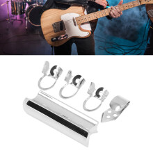 Barra slide per chitarra in acciaio inossidabile 76x24x22 mm 3x0,9x0,9 in